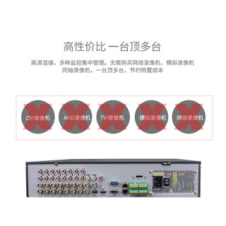 拍前询价：16/32路模拟同轴网络混合硬盘录像机8816HQH-K