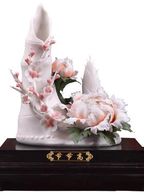东方中式风客厅节节高雕塑艺术品