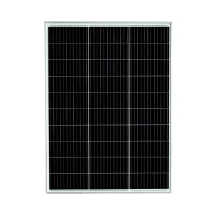 单晶硅100W太阳能板12V光伏充电板家用发电板200瓦电池板18伏供电