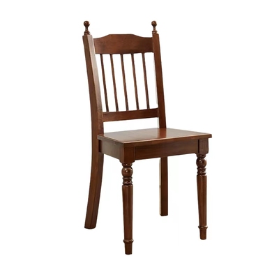 美式橡胶木实木书椅家用卧室