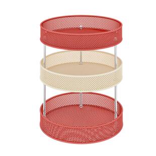 多巴胺水果收纳篮2025新款家用多层置物客厅茶几零食摆放盘水果篮