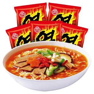 韩国不倒翁热拉面进口超辣变态辣方便面速食泡面煮面袋装夜宵汤面