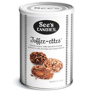 现货美国礼品See’s Candies喜诗杏仁巧克力太妃糖回国送礼伴手礼