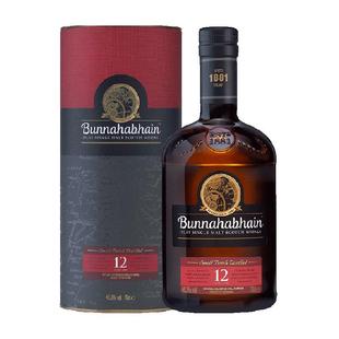 布纳哈本12年单一麦芽苏格兰艾雷岛威士忌700ml进口洋酒