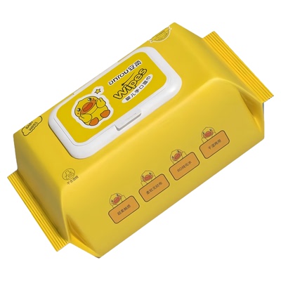 小黄鸭湿巾大包纸婴幼儿宝宝手口