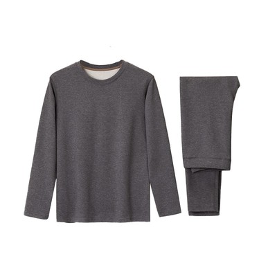 男士加长版蚕丝保暖套装