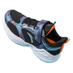 安踏儿童运动鞋学生春季网面透气魔术贴大童跑步鞋轻便男童鞋子