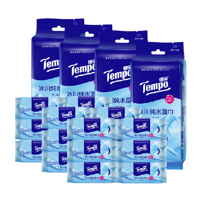 Tempo ñ ʪMini ˮ ʪ ޾ƾ Я 6Ƭ*24 22.11Ԫ