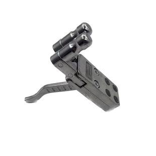 夹弹器户外夹不锈钢撒放联动304弹弓散放钢珠两轴配件自动归位厚