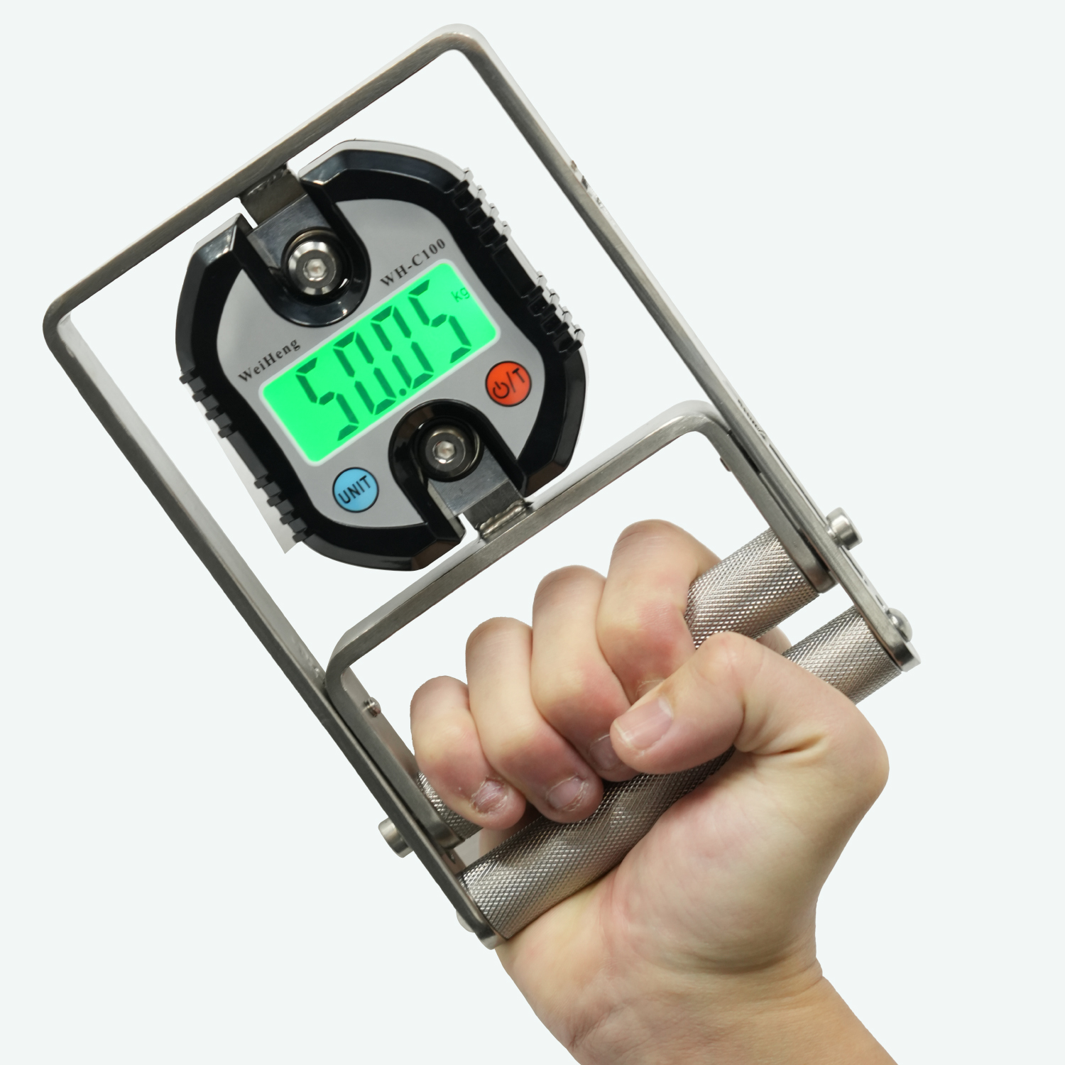 大七匠不锈钢弹簧握力计数显稳定握力器屈指肌训练专项力量测数据