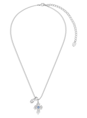 TONE&TALE弗朗花十字项链时尚高级感精致个性十字架设计感