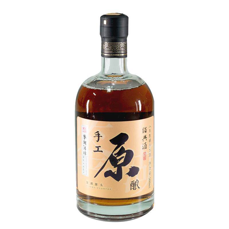 古越龙山绍兴黄酒鉴湖酒坊手工原酿八年陈500ml/瓶花雕酒