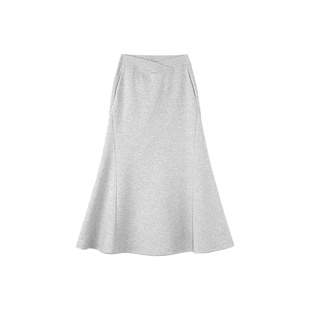 roaringwild a arch 咆哮野兽刺绣徽标针织鱼尾裙弹性修身舒适