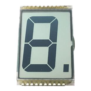 1位8字段码液晶显示屏静态驱动TN宽温液晶数码管段式lcd屏EDC004A