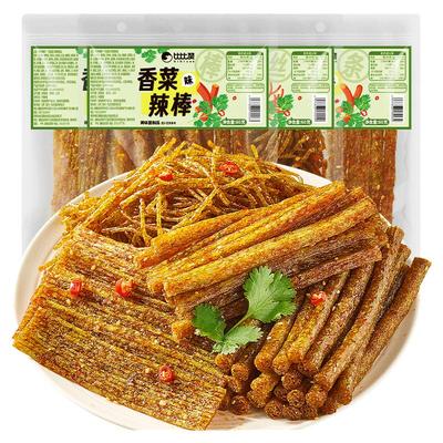 比比赞香菜辣条片重口办公室零食