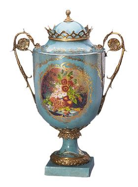 茱莉安陶瓷摆件法式客厅花瓶