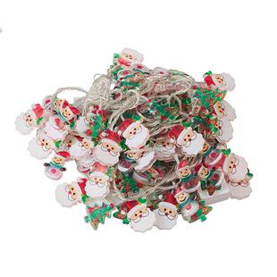 圣诞节装饰品彩灯串老人圣诞树装饰灯橱窗场景布置氛围灯创意挂饰