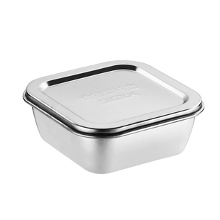 食品留样专用盒304不锈钢幼儿园带盖学校酒店食堂菜品留样盒方形