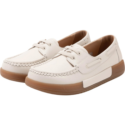 暇步士女真皮免系带百搭乐福鞋