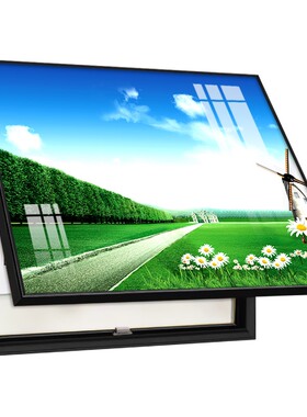 电表箱遮挡装饰画高档液压翻盖画