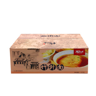 大家盛广东竹升面早餐细面手工速食面条云吞面非油炸一箱整箱