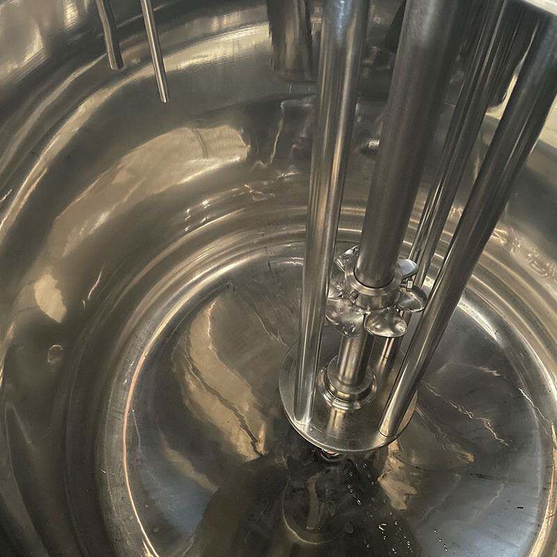 不锈钢饮料奶粉高速混合乳化罐蒸汽加热化糖溶解高剪切配料搅拌罐