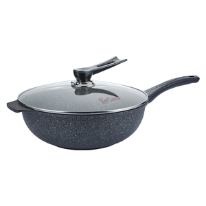 韩国进口麦饭石不粘锅无烟通用