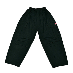 日系男童休闲工装裤儿童宽松百搭柔软斜纹棉直筒裤男宝帅气街舞潮