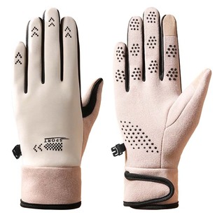 保暖手套女士骑车电动车防寒防风防水冬季骑行可触屏冬天加绒御寒
