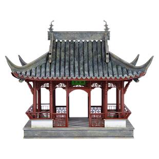 木上匠醉翁亭成品古建筑模型木质精致中式摆件新文创礼物国风装饰