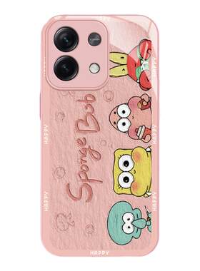 适用红米note13手机壳新款note12pro防摔Redmi卡通女网红note11se油画note10金属玻璃note9pro高级感por全包+