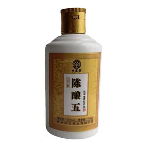 纯粮酱香型白酒53度久多多陈酿五小酒版100ml二两装五年坤沙酒质