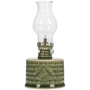 千佛创意陶瓷手绘酥油灯露营氛围灯家居复古供佛灯中式茶室摆件