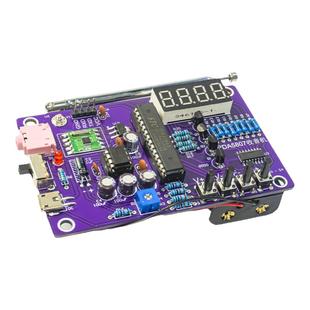 fm调频收音机组装套件单片机diy电子制作电路板焊接练习教学实训