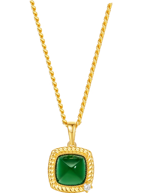 周六福小方糖绿野仙踪项链女款