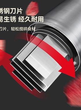 德国压蒜神器拍拍刀304不锈钢按压捣蒜器家用厨房蒜泥切碎器小型