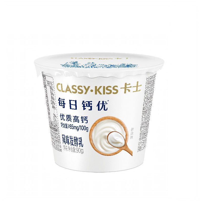 卡士每日钙优90g原味低温酸奶
