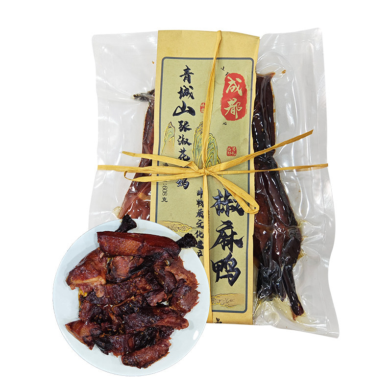 成都特产零食成都椒麻鸭整只