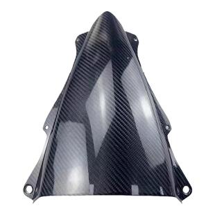 适用川崎ZX4R真碳纤维风挡ZX4RR改装件竞技风挡ZX25R加高挡风玻璃