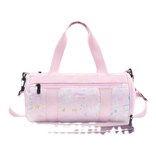 李宁儿童游泳收纳包干湿分离女童便携单肩包学生游泳专用训练装备