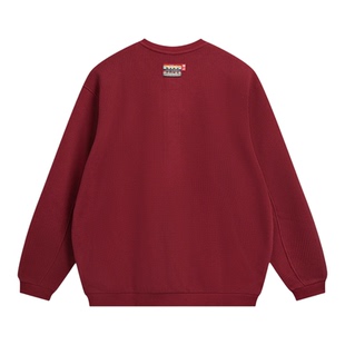 李宁反伍BADFIVE男子加绒保暖立体裁剪宽松针织夹克 AJDW009