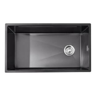 意狄讴304不锈钢水槽厨房洗菜盆大单槽家用洗碗槽加厚水池盆6545