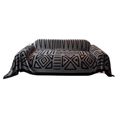 奶油风舒棉绒沙发巾盖毯冬季保暖沙发套罩全包高级感沙发盖布秋冬