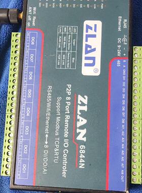 卓岚ZLAN6844N，数字采集模块8路，远程i0控制器，拆
