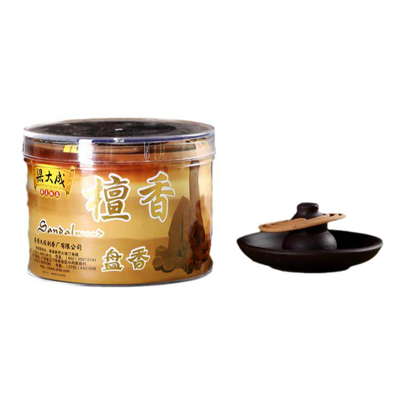 梁大成天然檀香盘香家用室内