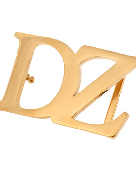 私人定制名字皮带扣DIY定做公司logo可刻字母的情人节礼物送男友