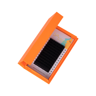 UR国风型山茶花假睫毛U翘自然哑光提翘UC不散根美睫店嫁接睫毛