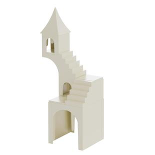 桌面盲盒展示架适用泡泡玛特星星人造景手办柜带灯萌粒摆件收纳盒