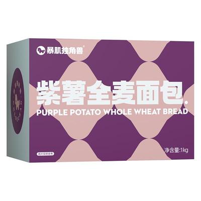 暴肌独角兽低脂全麦面包整箱1kg
