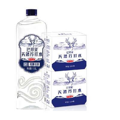 巴拜泉天然苏打水1.5L×18瓶